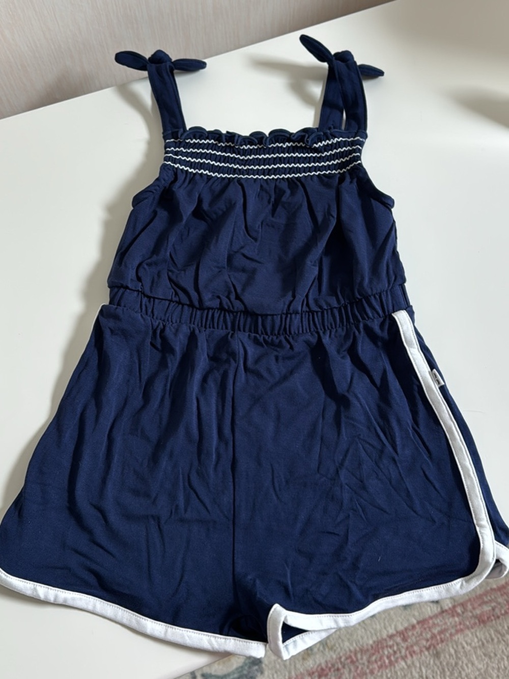 Little Sleepies Smocked Romper 3T